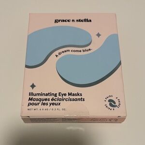 Grace & Stella Eye Masks in Pink and Blue Packaging